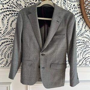 Bonobos Men’s 36S Tailored fit black & white checked blazer
